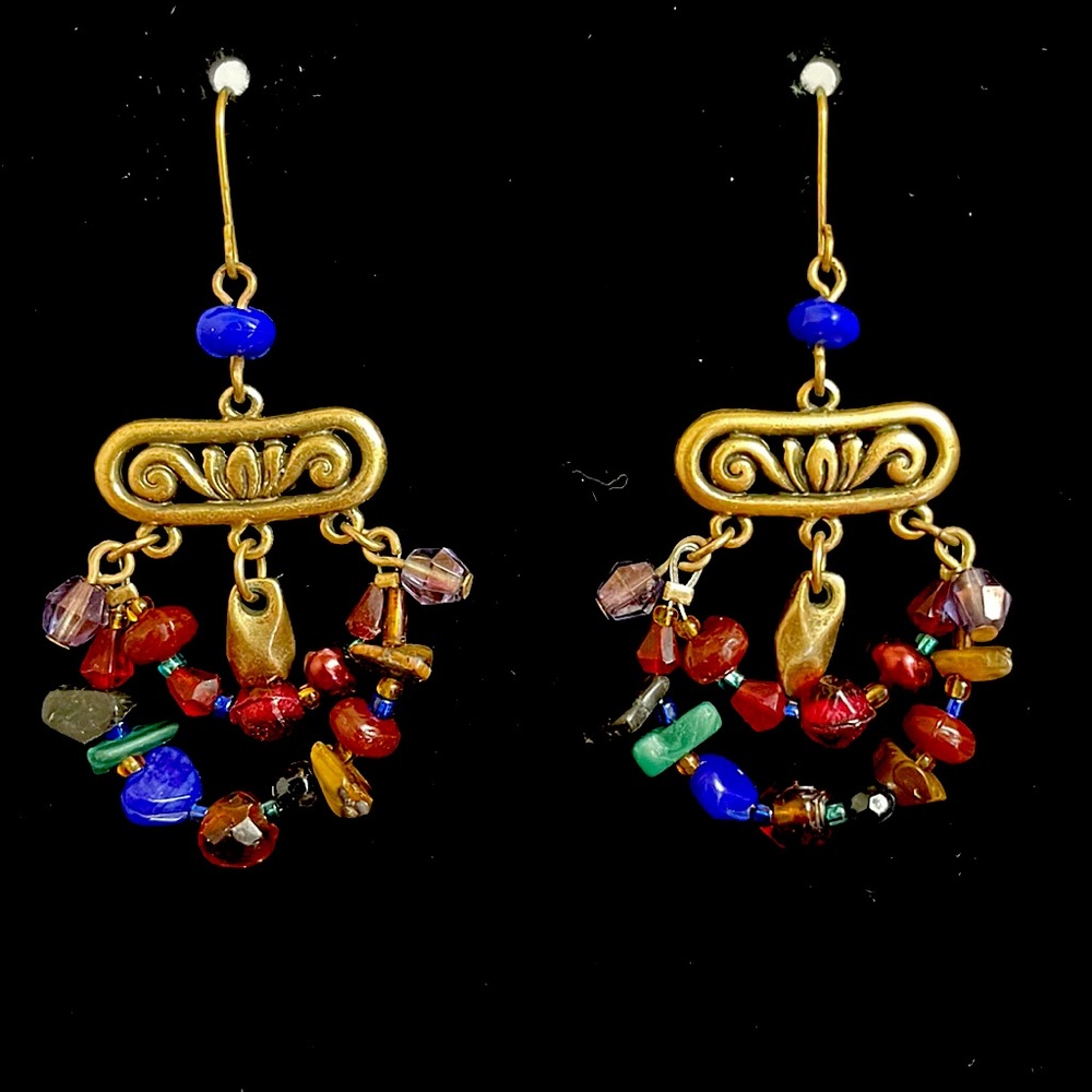 Vintage Chico’s Multi Color Earrings